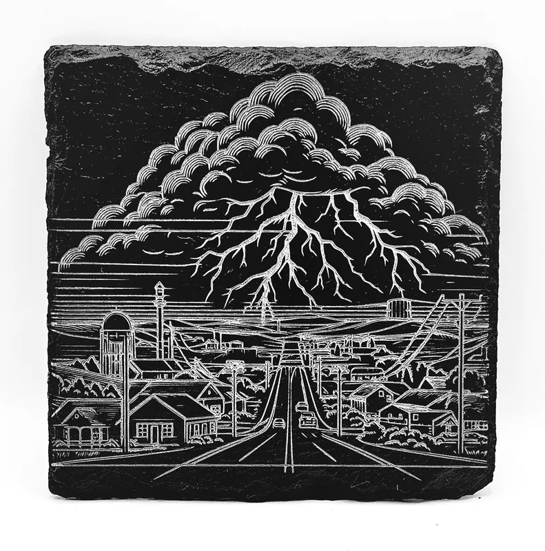 Engraved Tile - Custom ceramic engraving